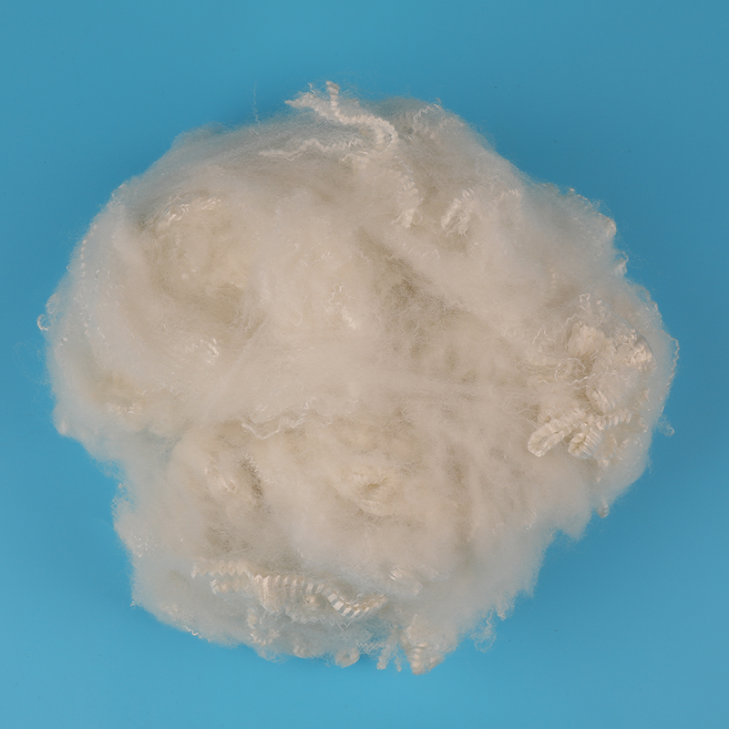 Rudis Alba lana adstare Polyester Stapula Fiber 3D×102mm
